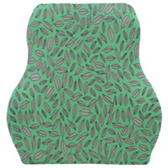 Leaves-015 Car Seat Velour Cushion  by nateshop