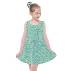 Leaves-015 Kids  Summer Dress by nateshop