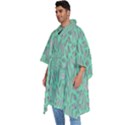 Leaves-015 Men s Hooded Rain Ponchos View2