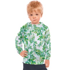 Leaves-37 Kids  Hooded Pullover by nateshop