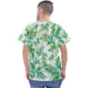 Leaves-37 Men s V-Neck Scrub Top View2