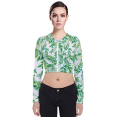 Leaves-37 Long Sleeve Zip Up Bomber Jacket by nateshop