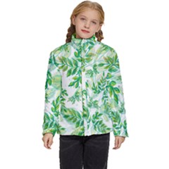 Leaves-37 Kids  Puffer Bubble Jacket Coat by nateshop