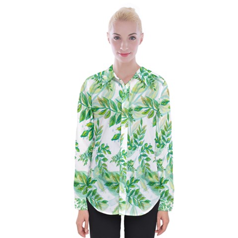 Leaves-37 Womens Long Sleeve Shirt by nateshop