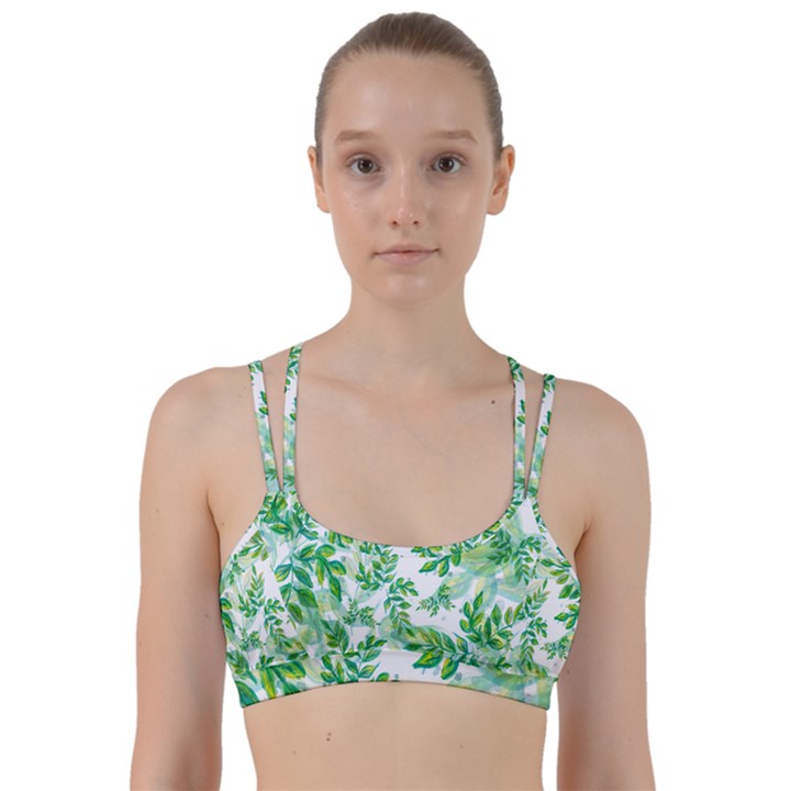 Leaves-37 Line Them Up Sports Bra