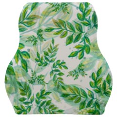 Leaves-37 Car Seat Velour Cushion  by nateshop