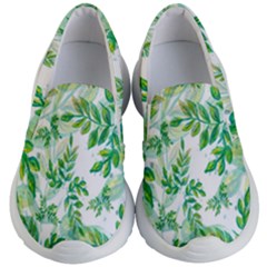 Leaves-37 Kids Lightweight Slip Ons by nateshop