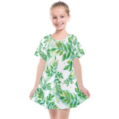 Leaves-37 Kids  Smock Dress by nateshop