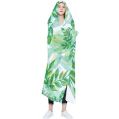 Leaves-37 Wearable Blanket by nateshop