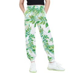 Leaves-37 Kids  Elastic Waist Pants by nateshop