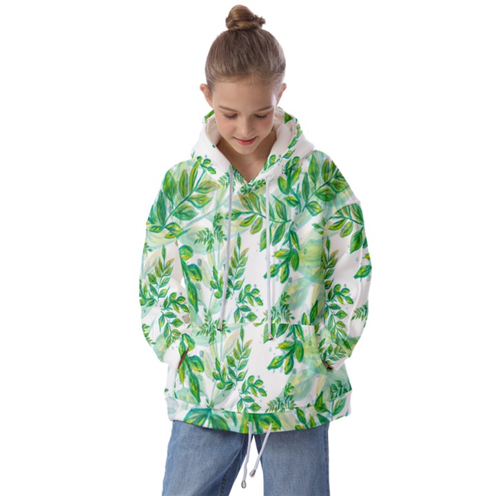 Leaves-37 Kids  Oversized Hoodie