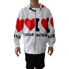 I Love Zachary Kids  Hooded Windbreaker by ilovewhateva