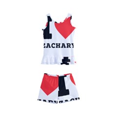 I Love Zachary Kids  Boyleg Swimsuit by ilovewhateva