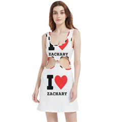 I Love Zachary Velour Cutout Dress by ilovewhateva