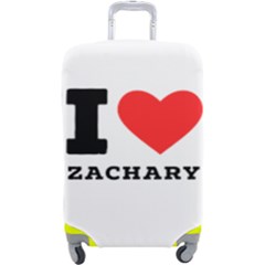 I Love Zachary Luggage Cover (large) by ilovewhateva