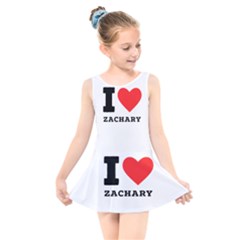 I Love Zachary Kids  Skater Dress Swimsuit by ilovewhateva