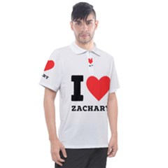 I Love Zachary Men s Polo Tee by ilovewhateva