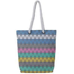 Ornamental 02 Full Print Rope Handle Tote (small) by nateshop