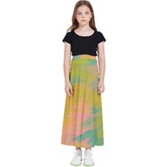 Paint-19 Kids  Flared Maxi Skirt by nateshop