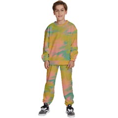 Paint-19 Kids  Sweatshirt Set by nateshop