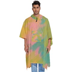 Paint-19 Men s Hooded Rain Ponchos