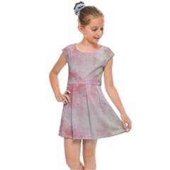 Pink-010 Kids  Cap Sleeve Dress by nateshop