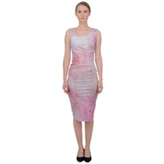 Pink-010 Sleeveless Pencil Dress by nateshop