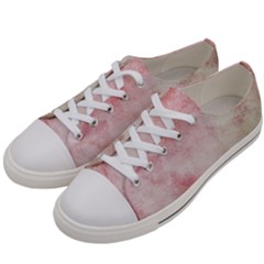 Pink-010 Men s Low Top Canvas Sneakers by nateshop