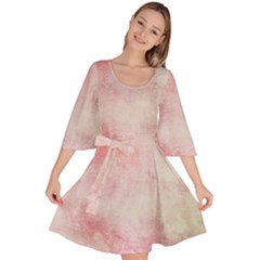 Pink-010 Velour Kimono Dress by nateshop