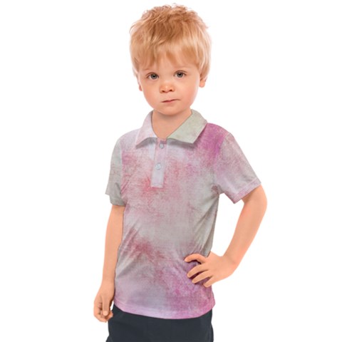 Pink-010 Kids  Polo Tee by nateshop