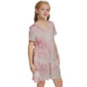 Pink-010 Kids  Short Sleeve Tiered Mini Dress View3