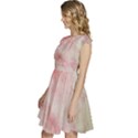 Pink-010 Cap Sleeve High Waist Dress View2