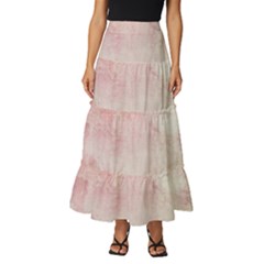 Pink-010 Tiered Ruffle Maxi Skirt