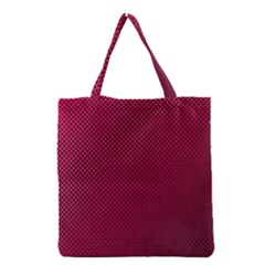 Red Grocery Tote Bag by nateshop