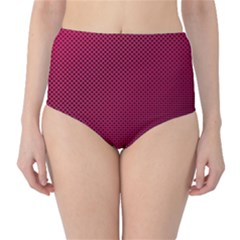 Red Classic High-waist Bikini Bottoms by nateshop