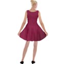 Red Velvet Skater Dress View2