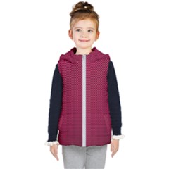 Red Kids  Hooded Puffer Vest by nateshop