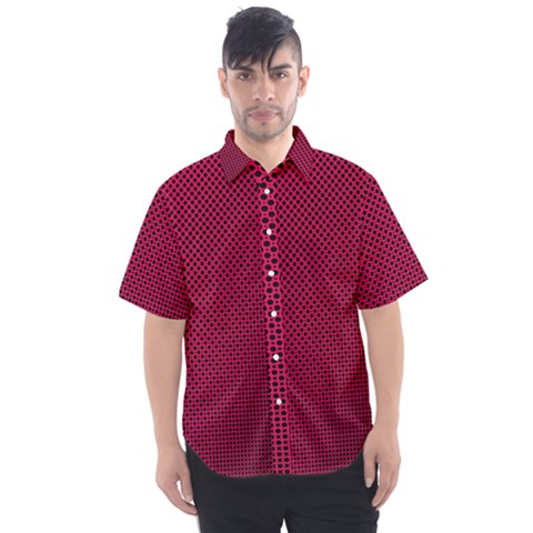 Red Men s Short Sleeve Shirt by nateshop