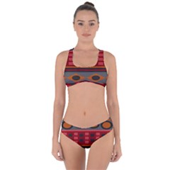 Red-011 Criss Cross Bikini Set by nateshop