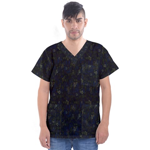 Rocket-012 Men s V-neck Scrub Top by nateshop