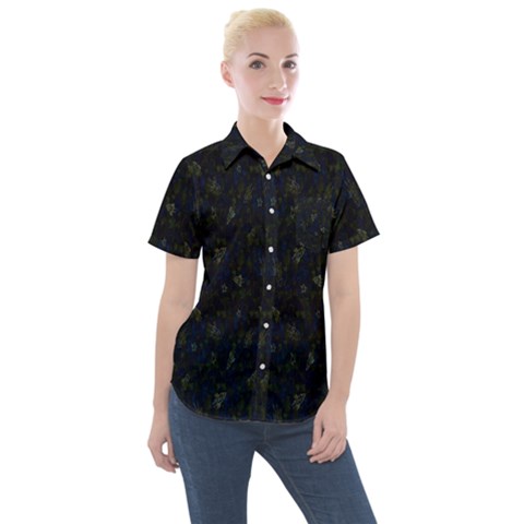 Rocket-012 Women s Short Sleeve Pocket Shirt by nateshop