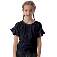 Rocket-012 Kids  Cut Out Flutter Sleeves by nateshop