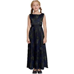 Rocket-012 Kids  Satin Sleeveless Maxi Dress by nateshop