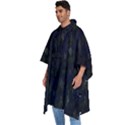 Rocket-012 Men s Hooded Rain Ponchos View2