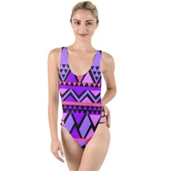 Seamless-101 High Leg Strappy Swimsuit by nateshop