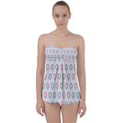 Seamless-pattern-108 Babydoll Tankini Set by nateshop