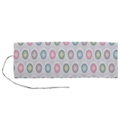 Seamless-pattern-108 Roll Up Canvas Pencil Holder (m) by nateshop