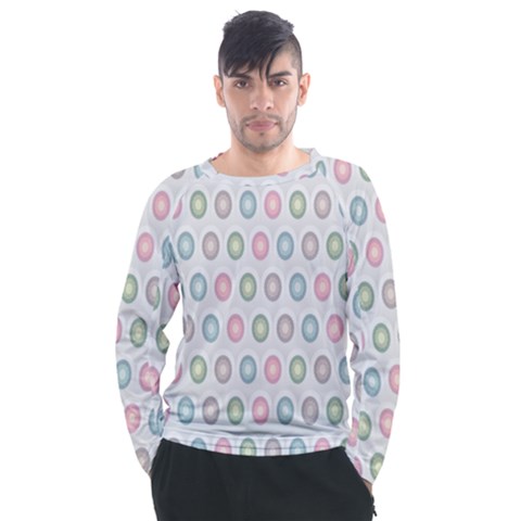 Seamless-pattern-108 Men s Long Sleeve Raglan Tee by nateshop