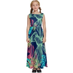 Sheets-33 Kids  Satin Sleeveless Maxi Dress by nateshop