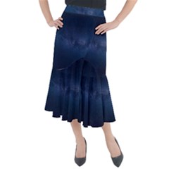 Space-01 Midi Mermaid Skirt by nateshop